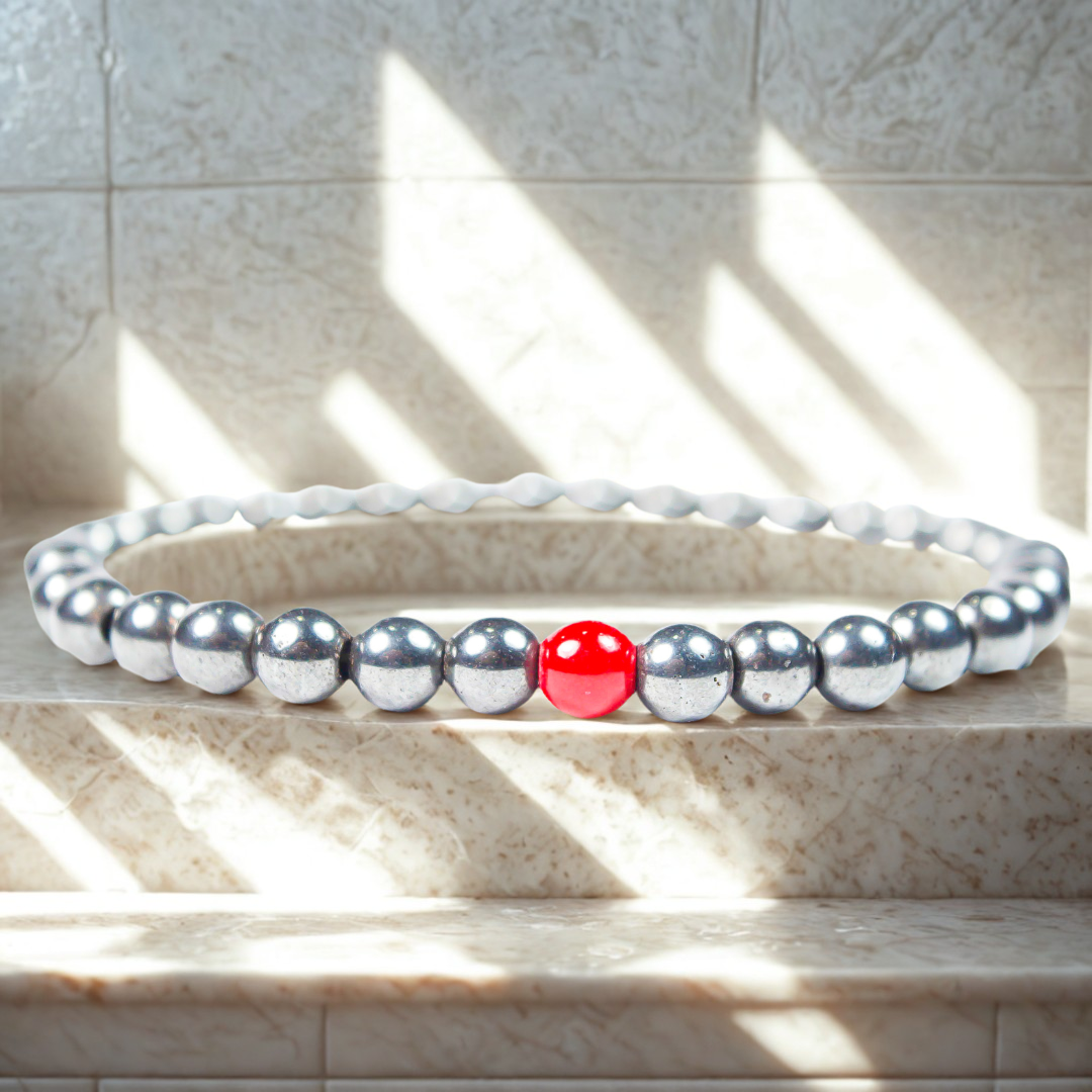 Pulseras Acerina Natural Con Coral