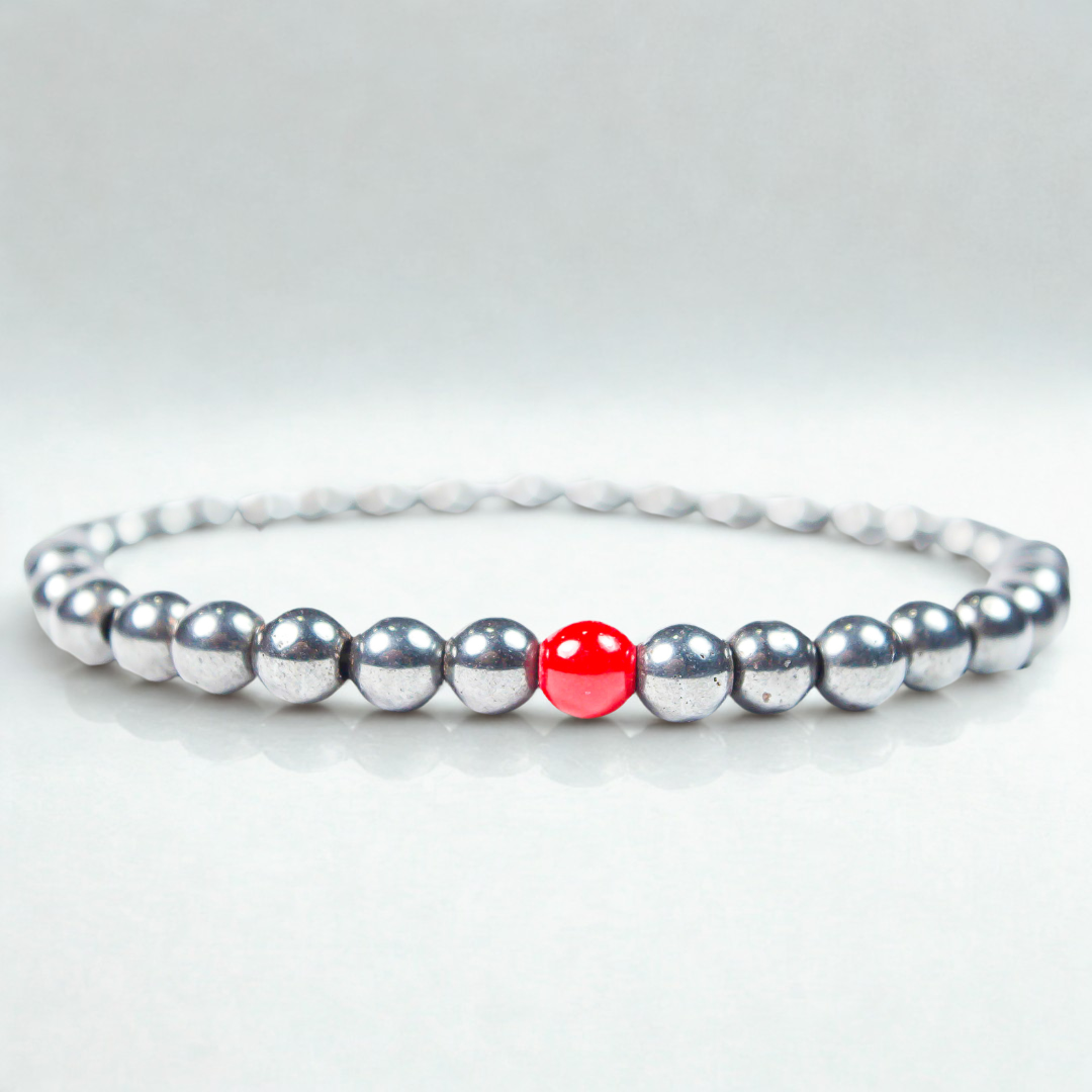 Pulseras Acerina Natural Con Coral