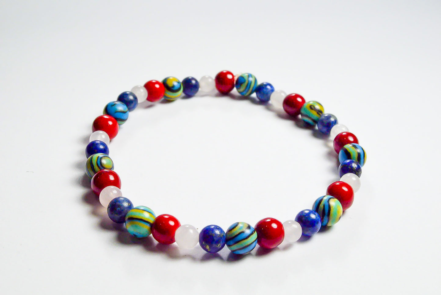 Pulsera Coral Lapislázuli Malaquita