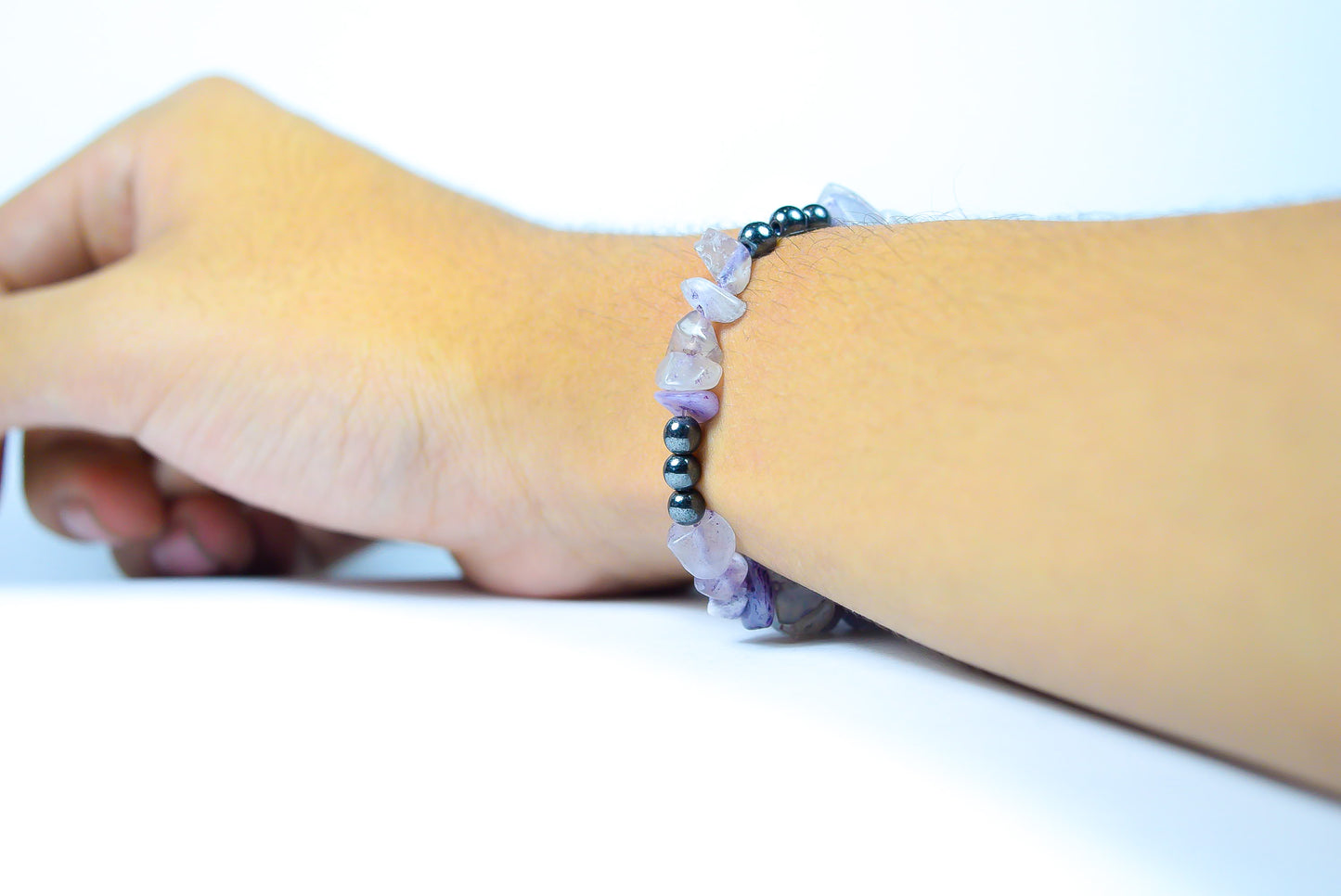 Pulsera Amatista Acerina
