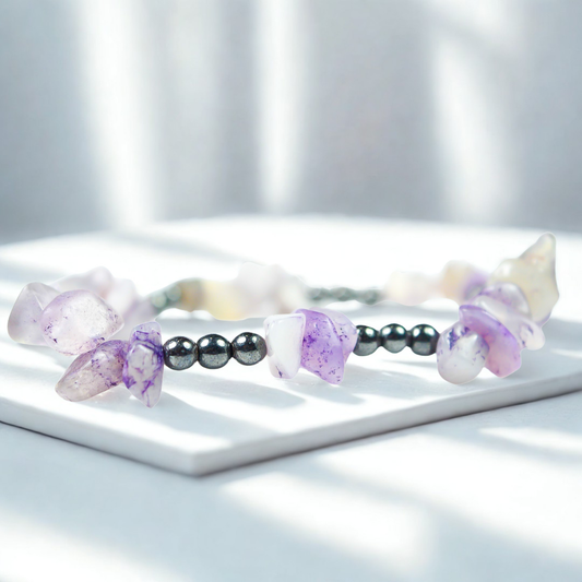 Pulsera Amatista Acerina