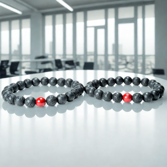 Pulseras Piedra Volcánica (2 piezas)