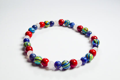 Pulsera Coral Lapislázuli Malaquita